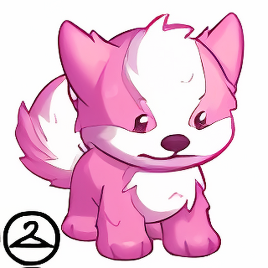 Pink Doglefox Petpet Wearable