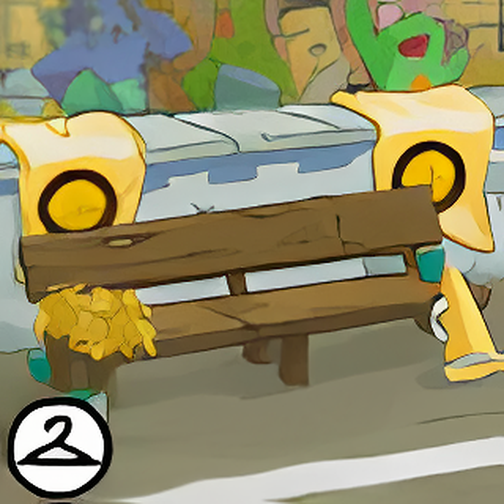 Altador Cup Cheerleader Bench Background