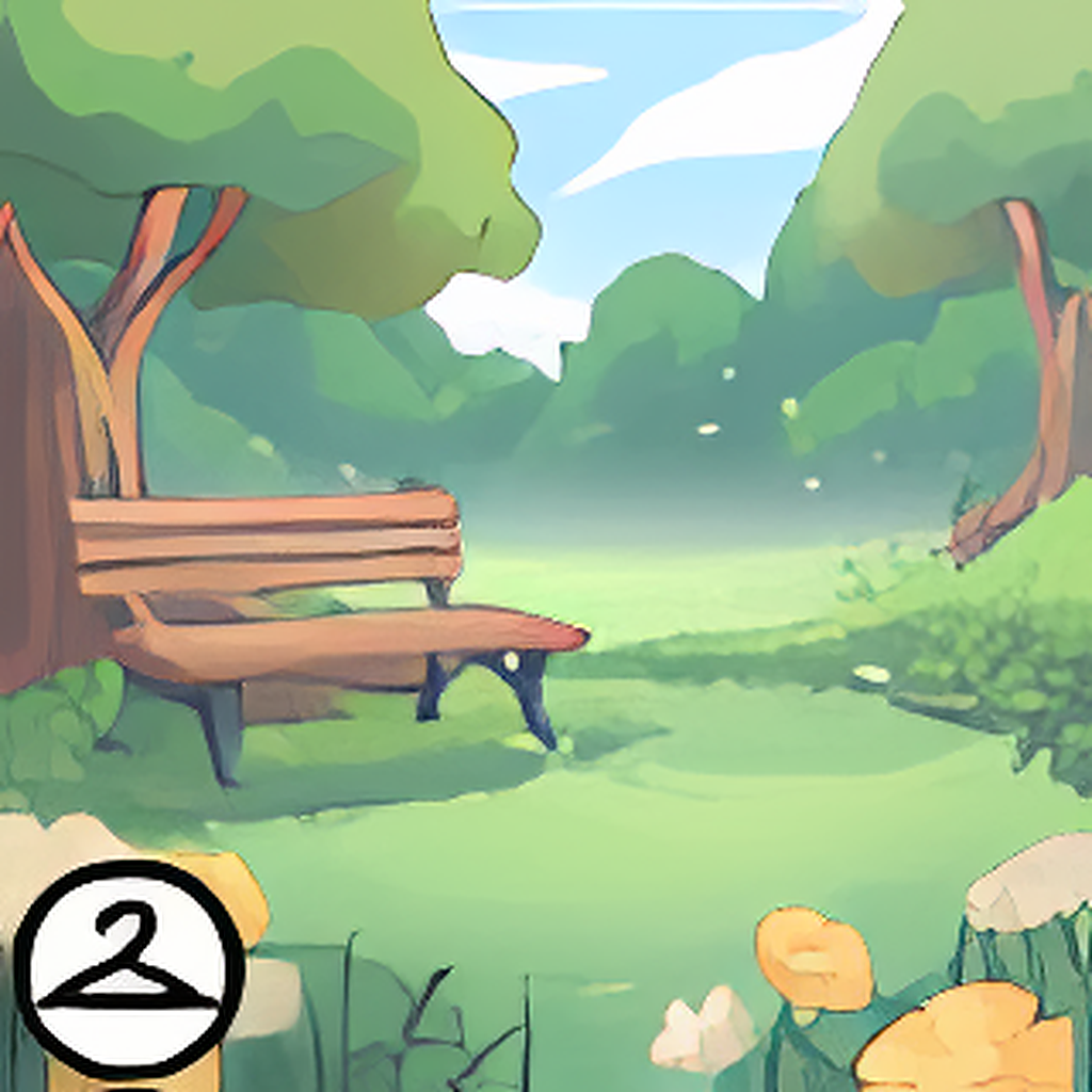 Lush Greenery Park Background