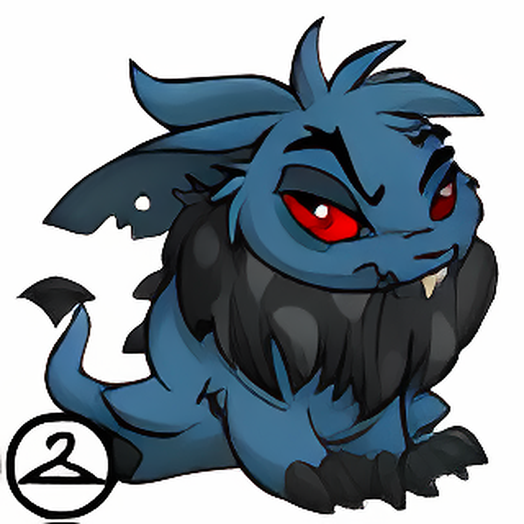 Prismatic Cobalt: Nostalgic Darigan Cybunny