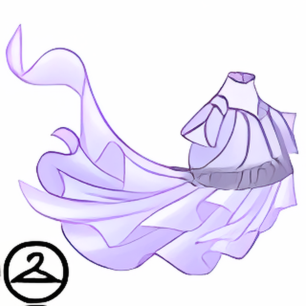 Dyeworks Lavender: Maraquan White Beaded Gown