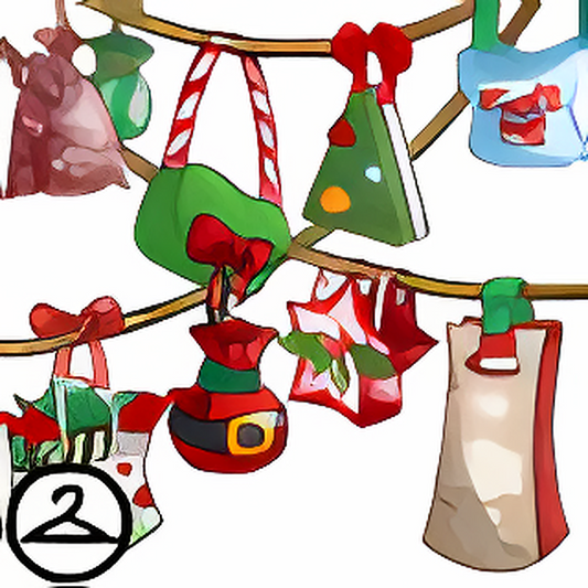 Holiday Gift Bag Garland