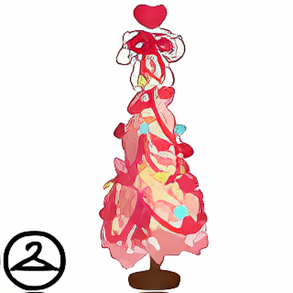 Pink Tree of Hearts