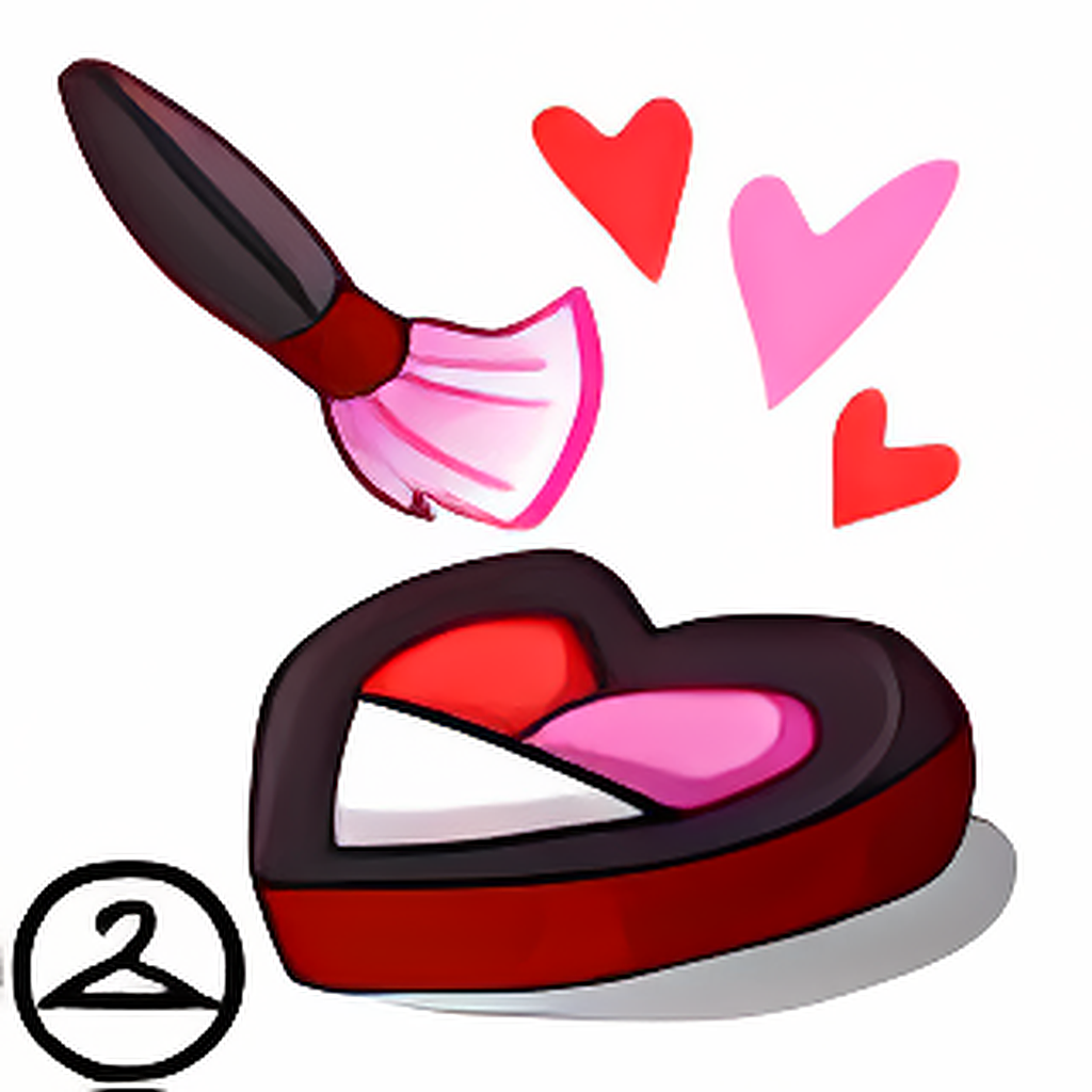 Heartsy Clown Makeup