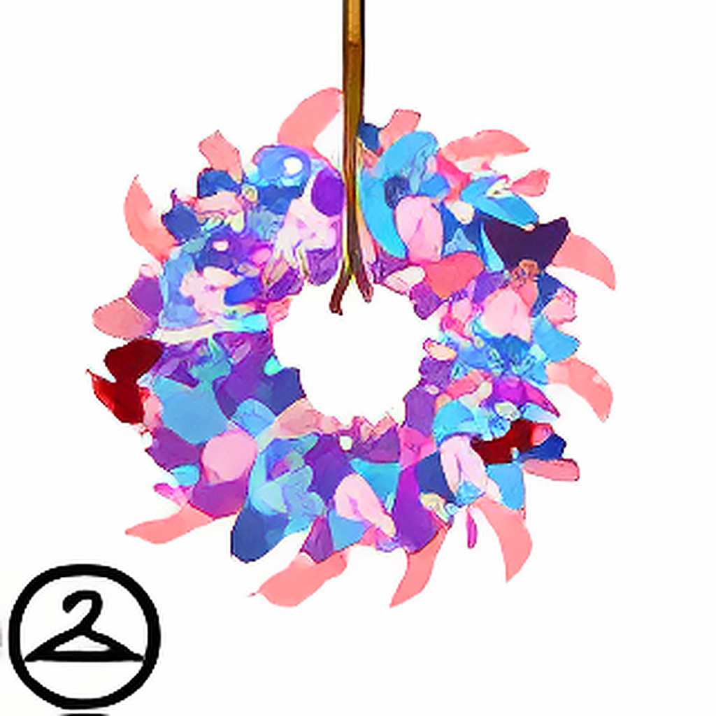 Pastel Pinecone Wreath