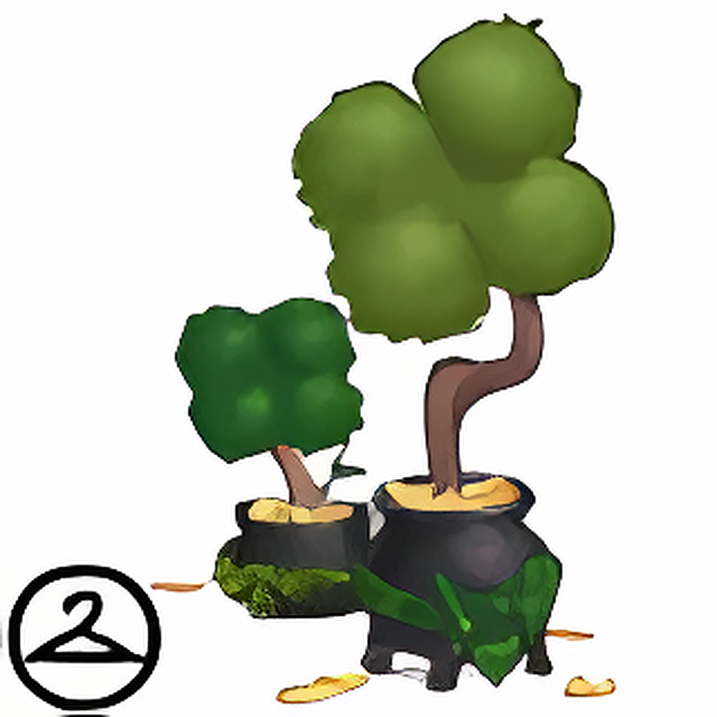 Shamrock Shaped Trees