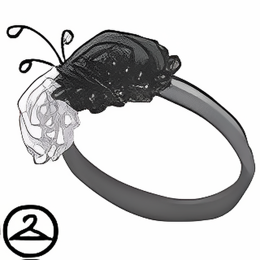 Dyeworks Black: Mutant Spring Headband