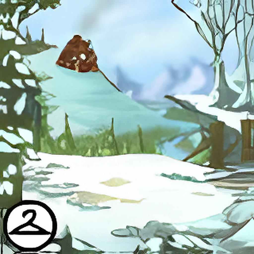 Journey Through Terror Mountain Panoramic Background 3 of 5