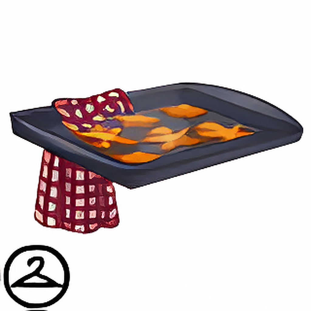 Baking Sheet of Cookies Handheld