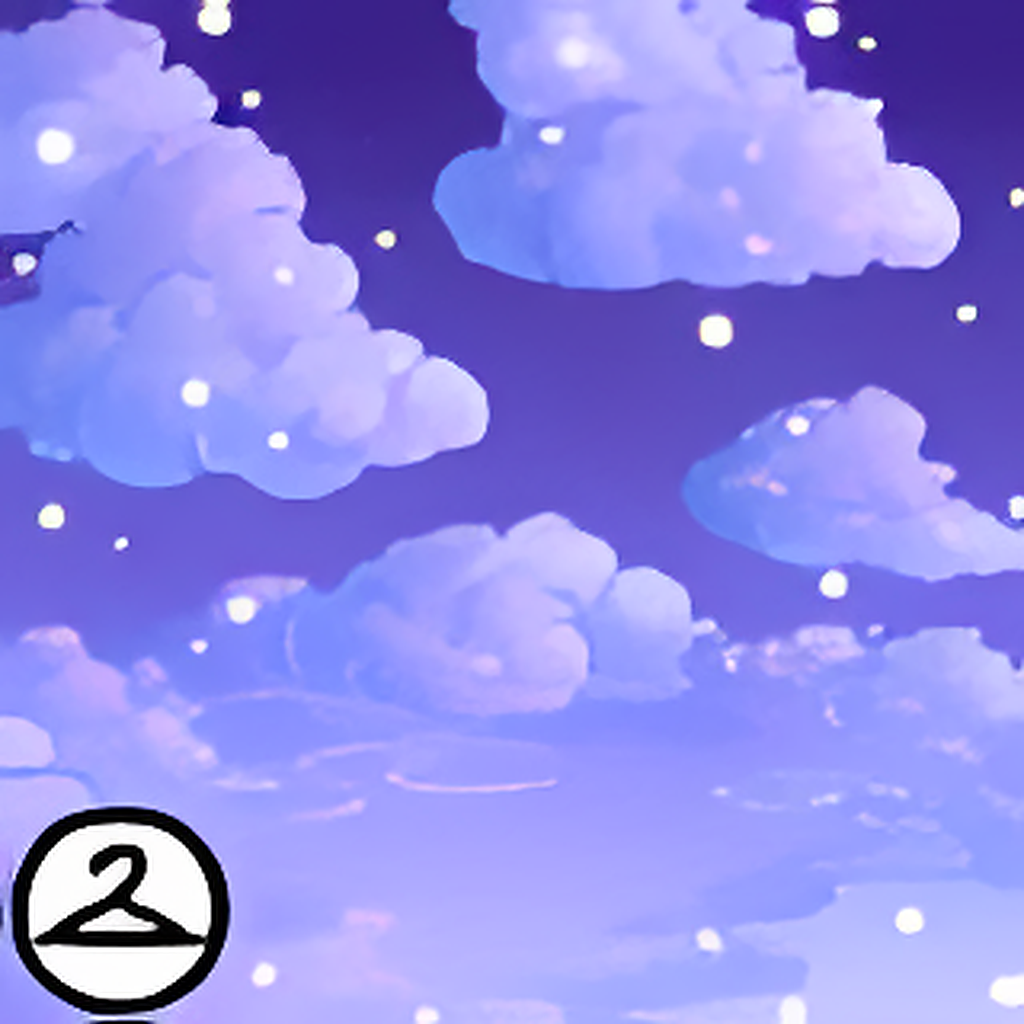 Dyeworks Purple: Dreamy Cloud Background