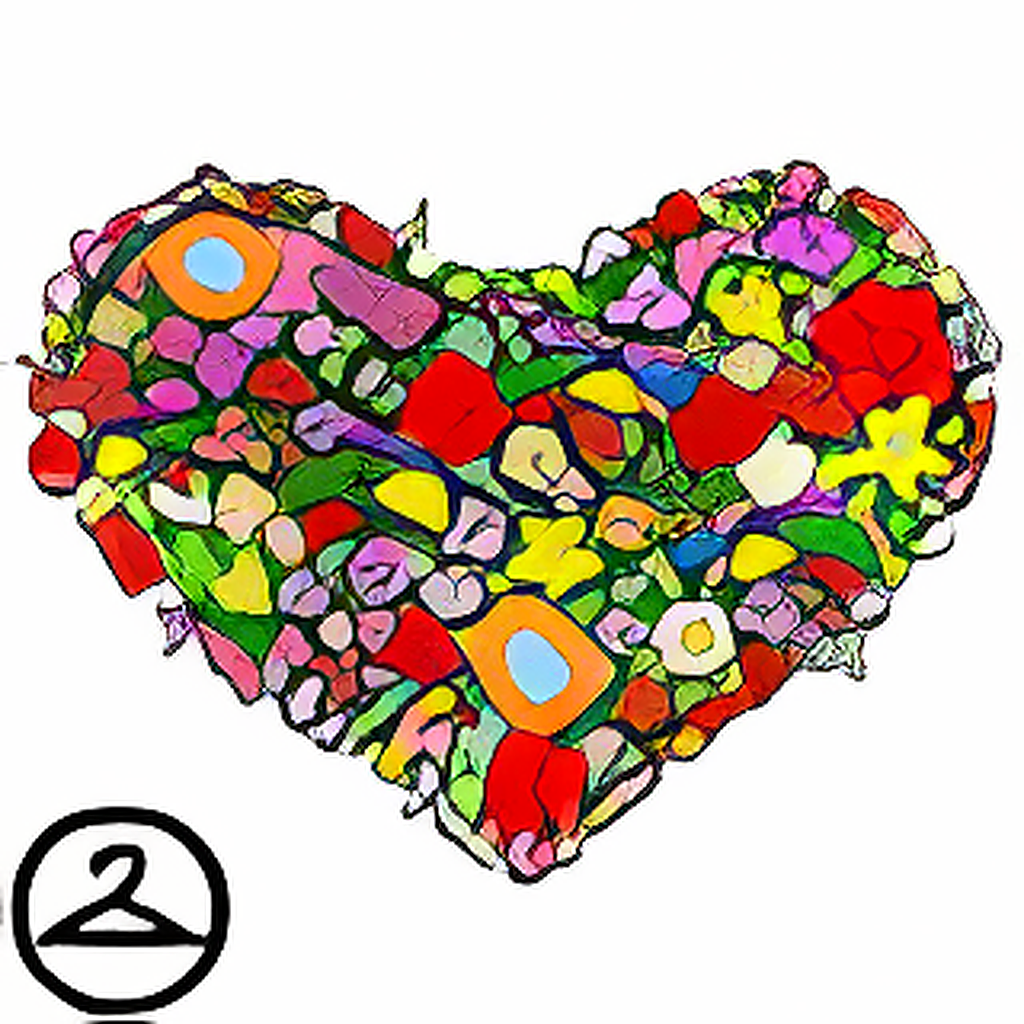 Flower Heart Decoration