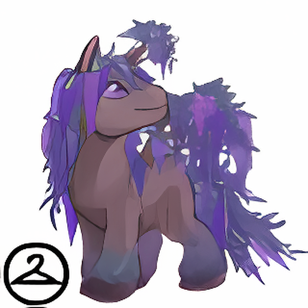 Prismatic Wisteria: Blooming Woodland Uni