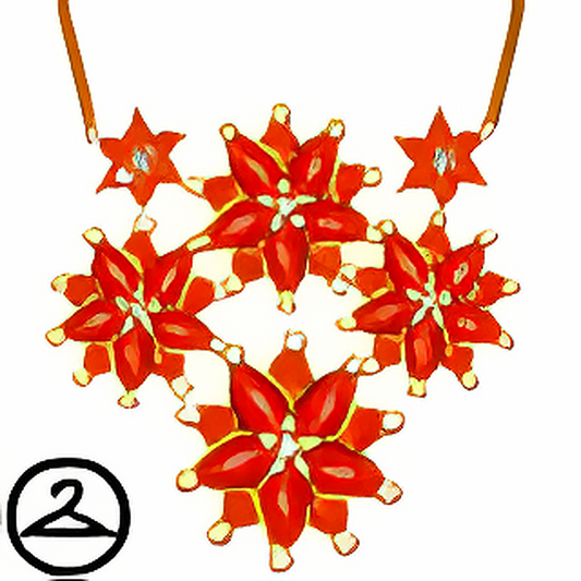 Coral Statement Necklace
