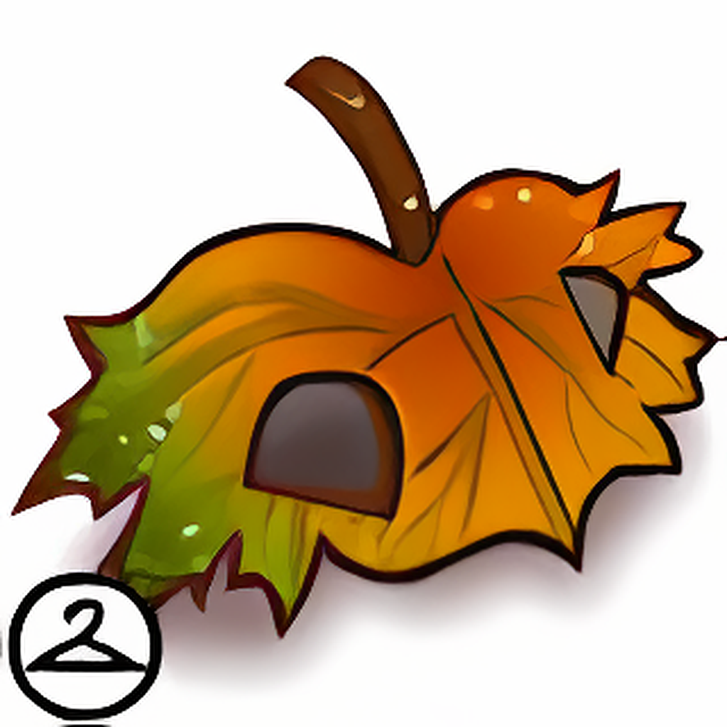 Autumn Leaf Mask