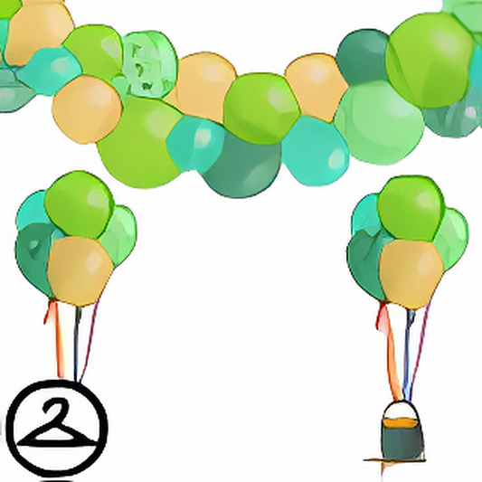 Balloons of Green Garland