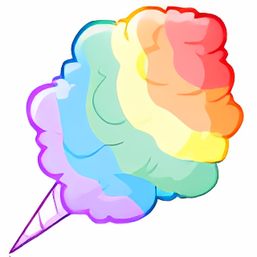 Rainbow Candy Floss