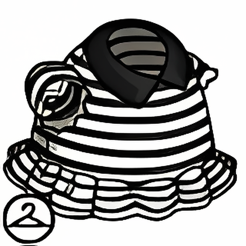 Baby Gothic Striped Dress