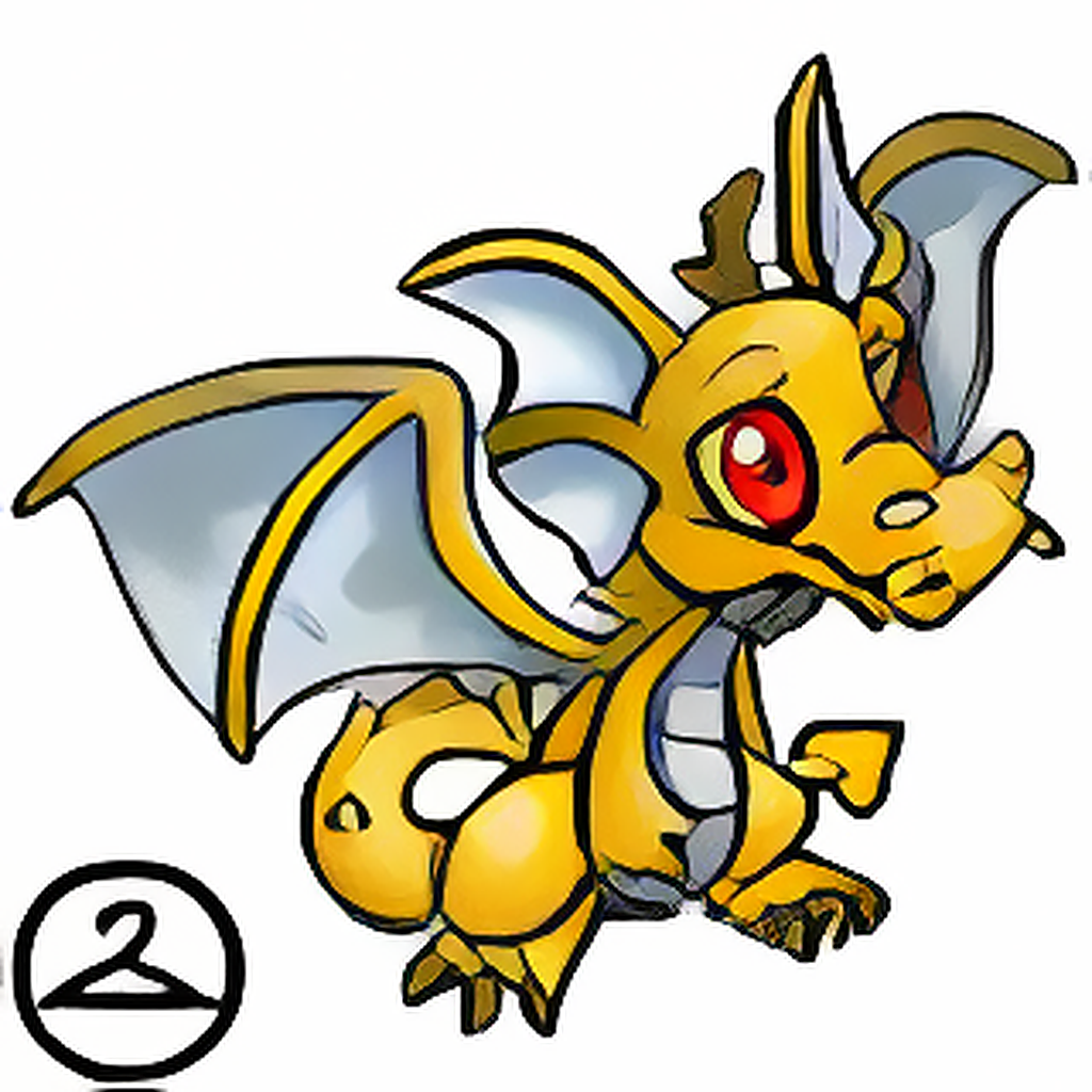 Habbo Hotel Yellow Draik