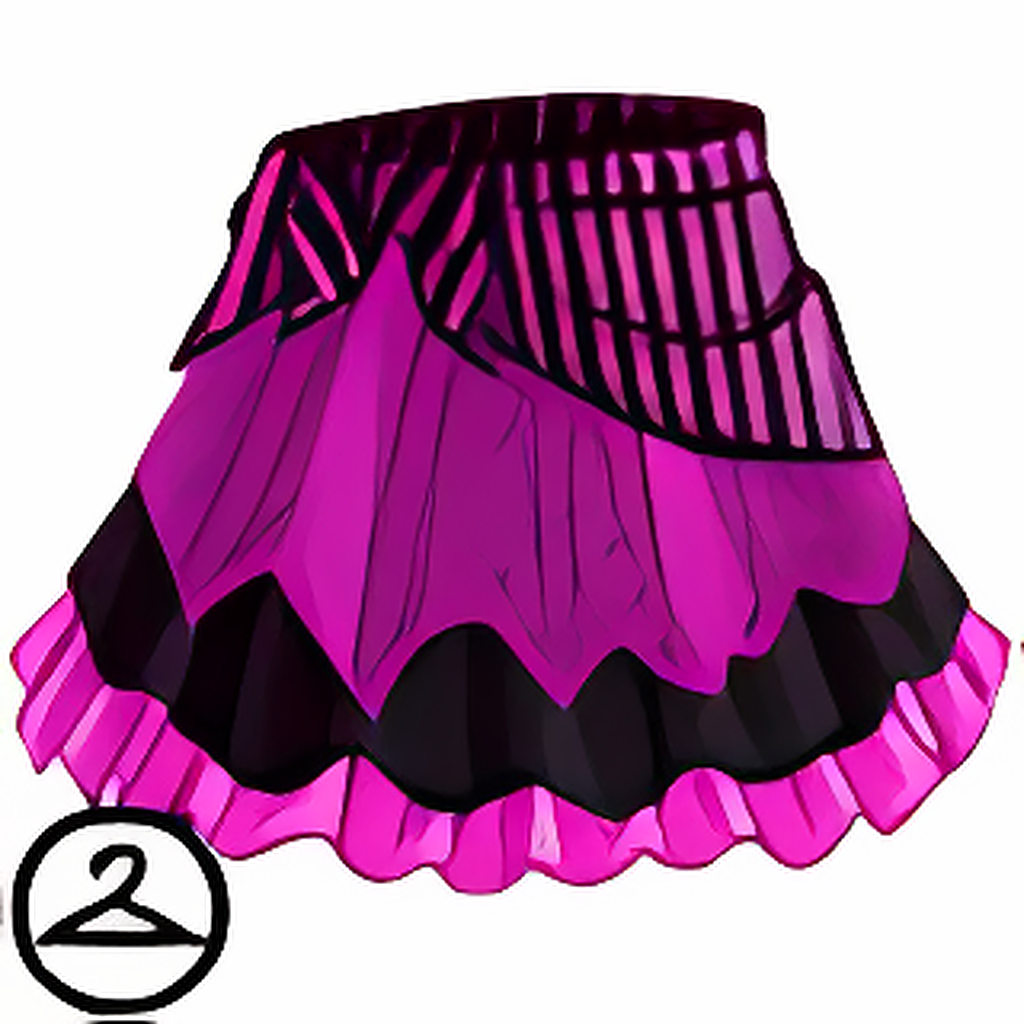 Dainty Dark Pirate Skirt