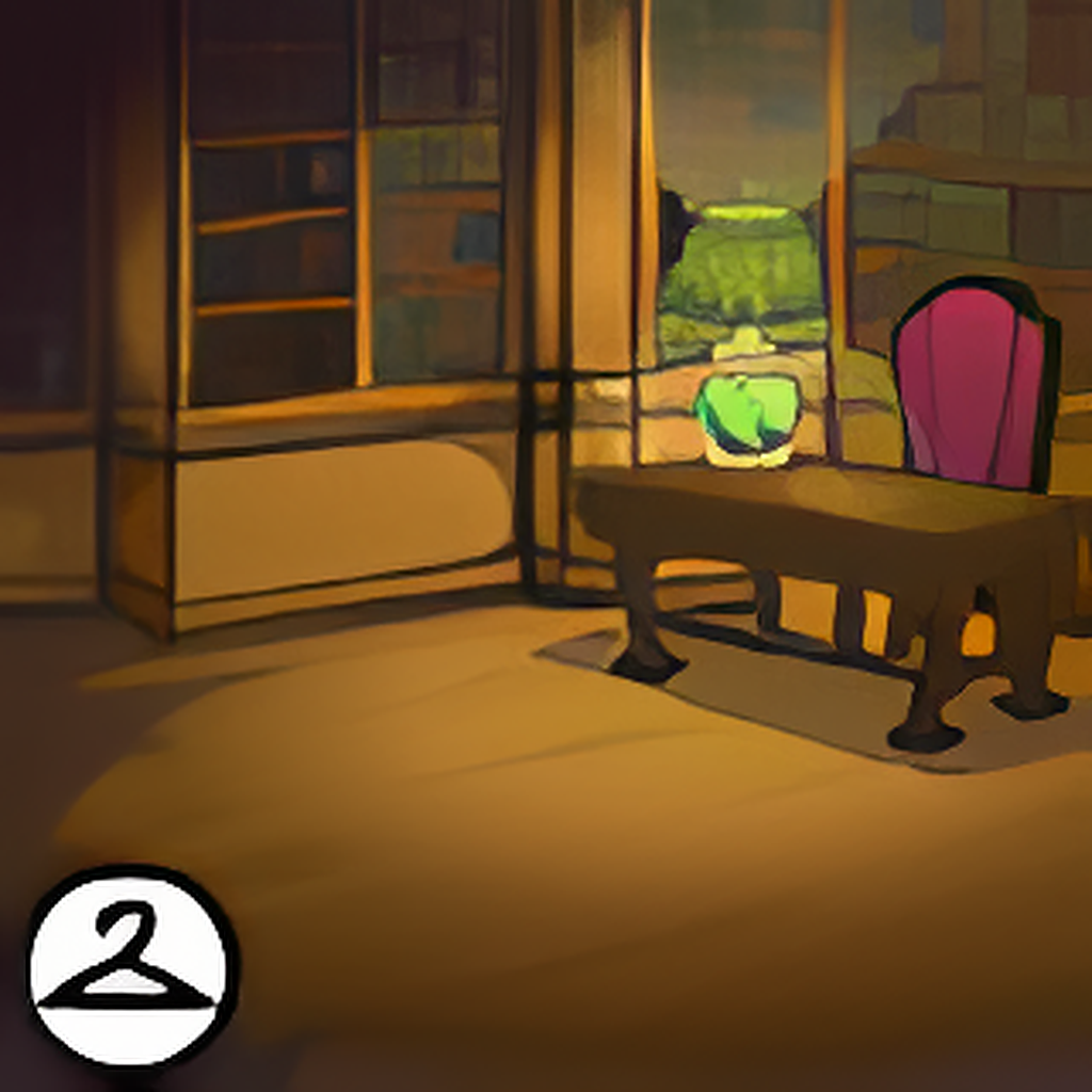 Hidden Library Corner Background