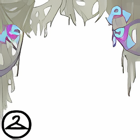 Gauze and Barbats Garland