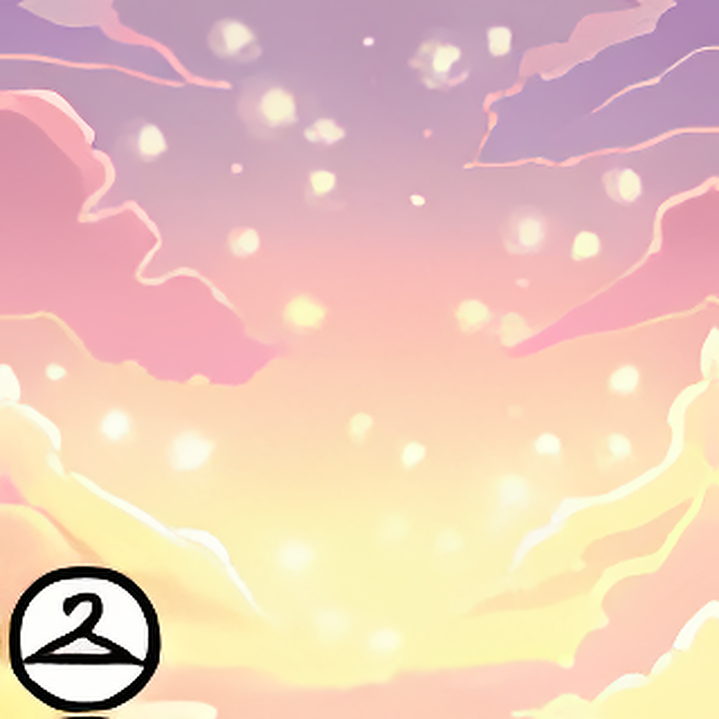 Dyeworks Sunrise: Sky Full Of Cotton Candy Clouds Background