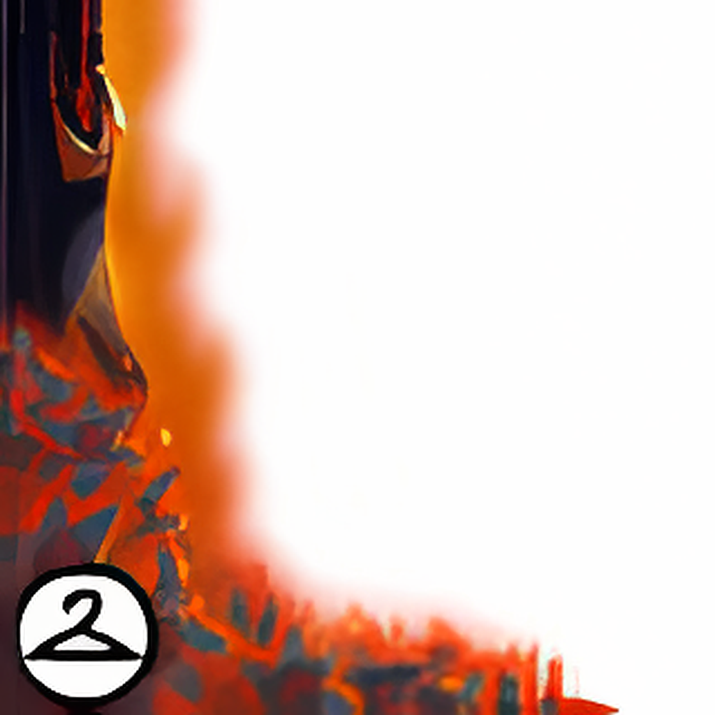 Dark Glowing Lily Tree