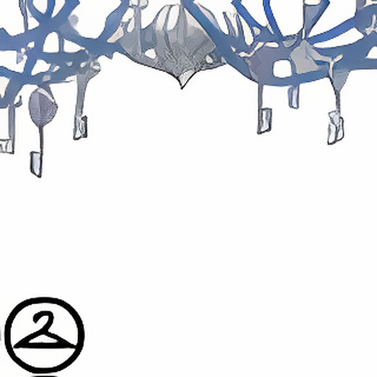 Silver Key Garland