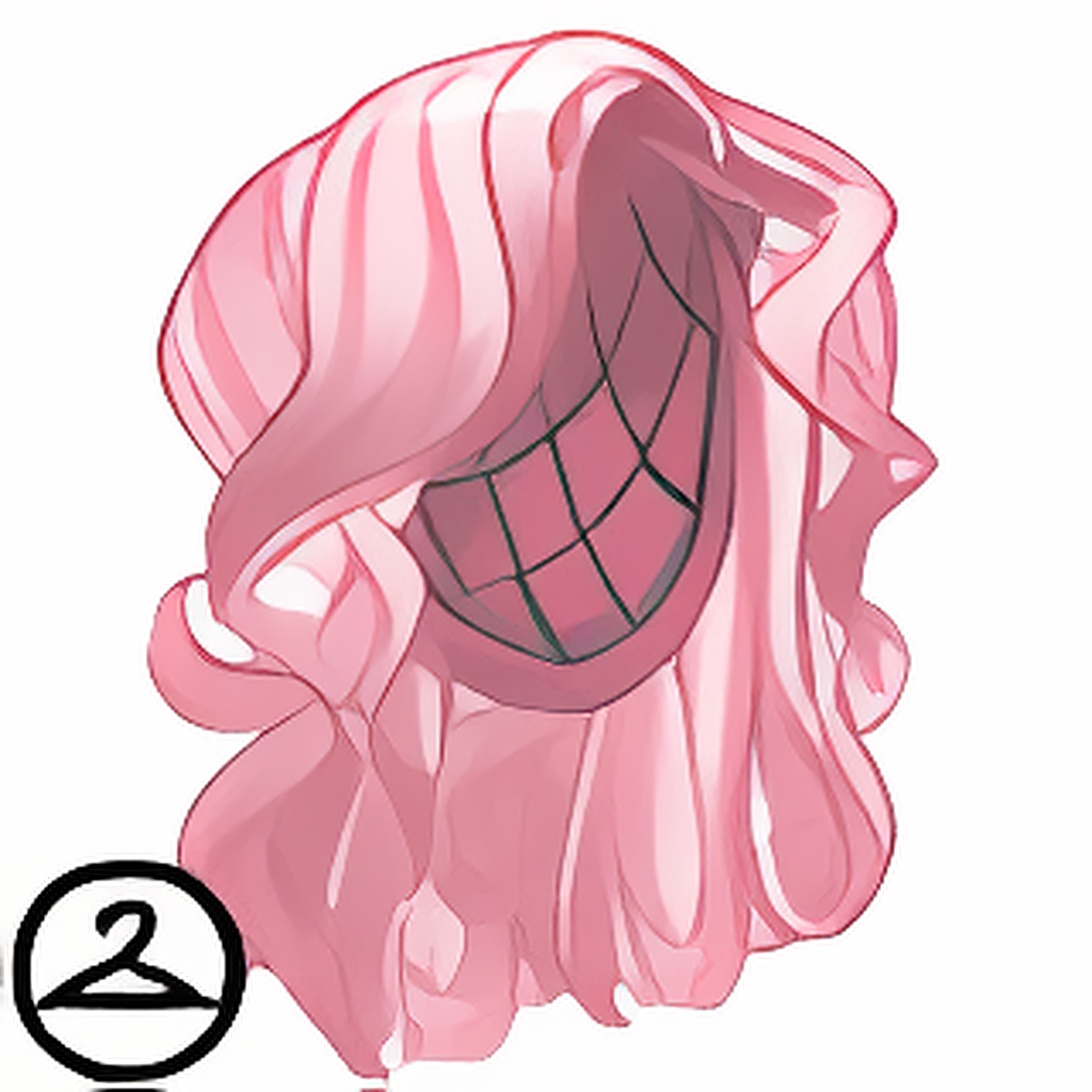 Dyeworks Pastel Pink: Mutant Elegant Burgundy Wig