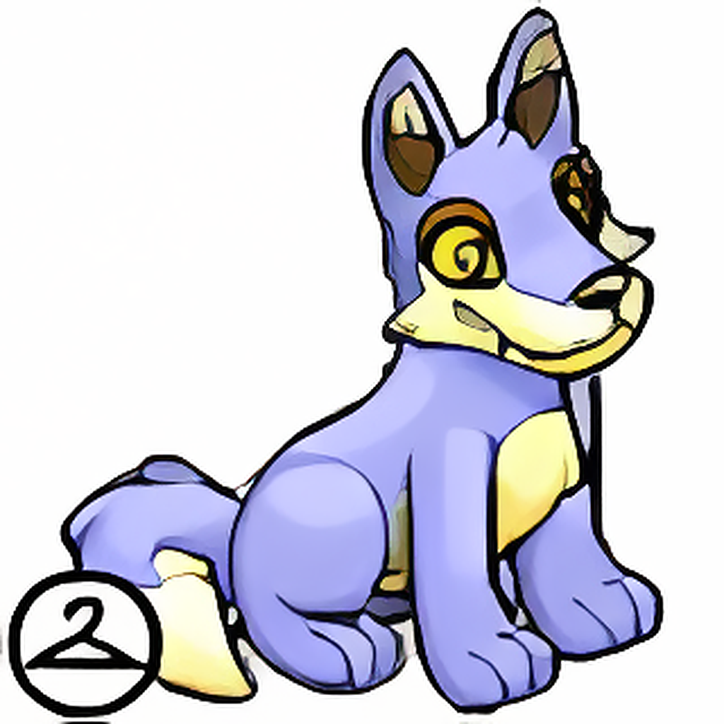 Habbo Hotel Blue Lupe