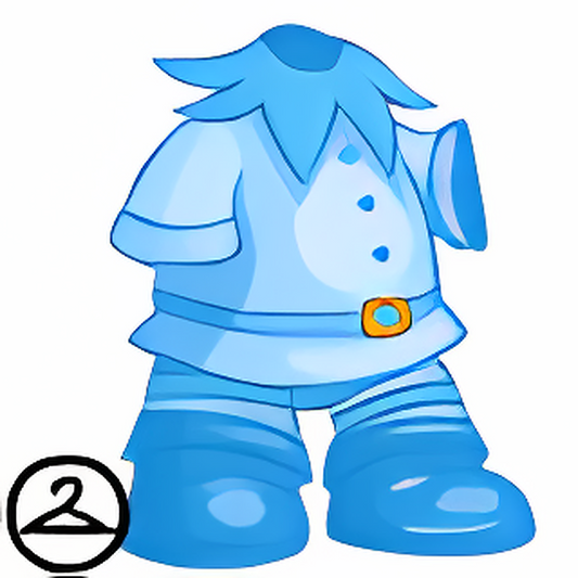 Baby Blue Elf Outfit