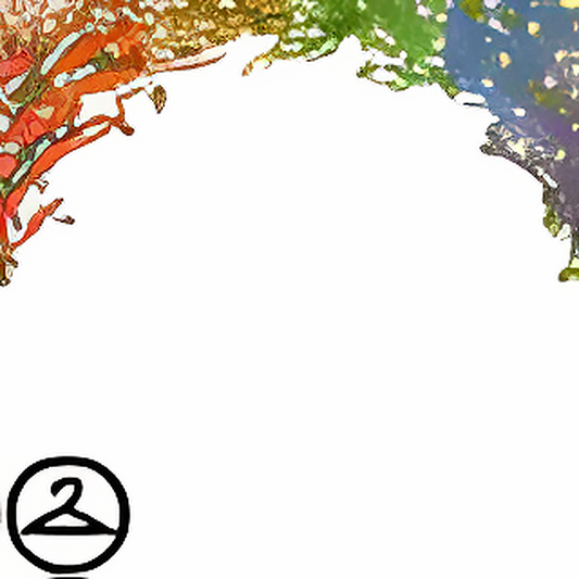 Lighted Rainbow Branch Garland