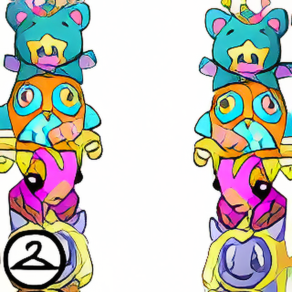 Patchwork Totem Poles