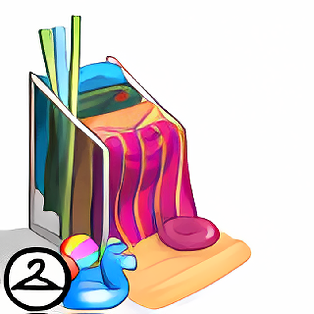 Towel Rack & Pool Toys Trinket