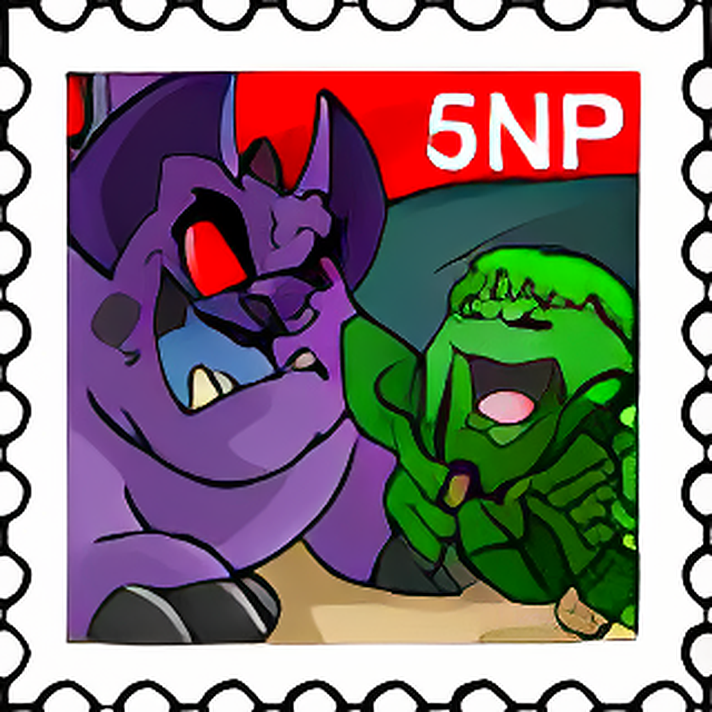 Green Knight Stamp