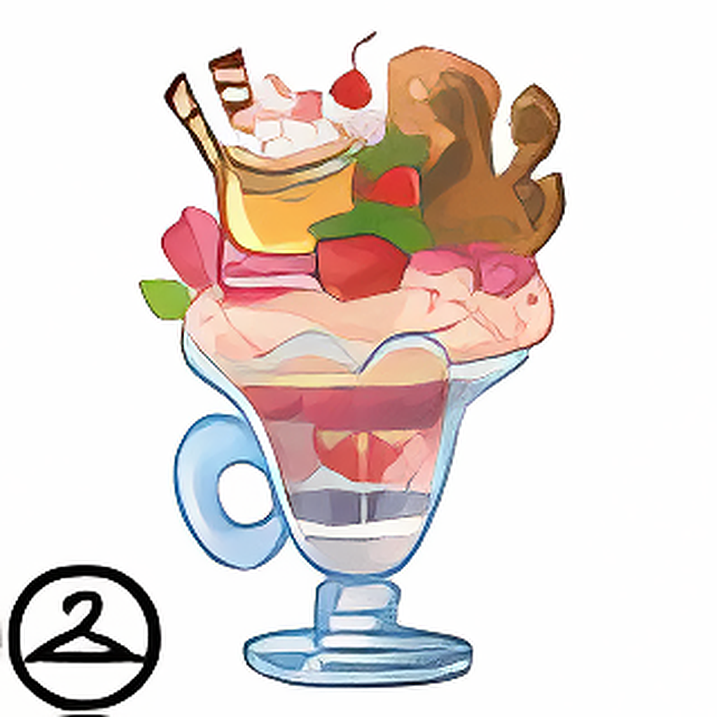 Kawaii Parfait Handheld