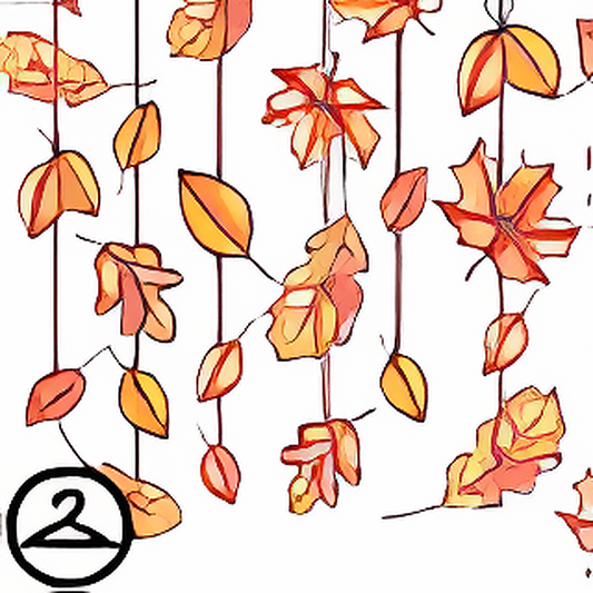 Glass Foliage Garland