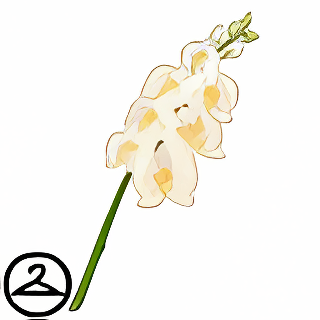 Giant Orchid Staff Handheld