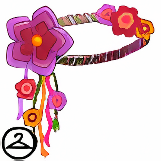 Flowers and Ribbons Headband