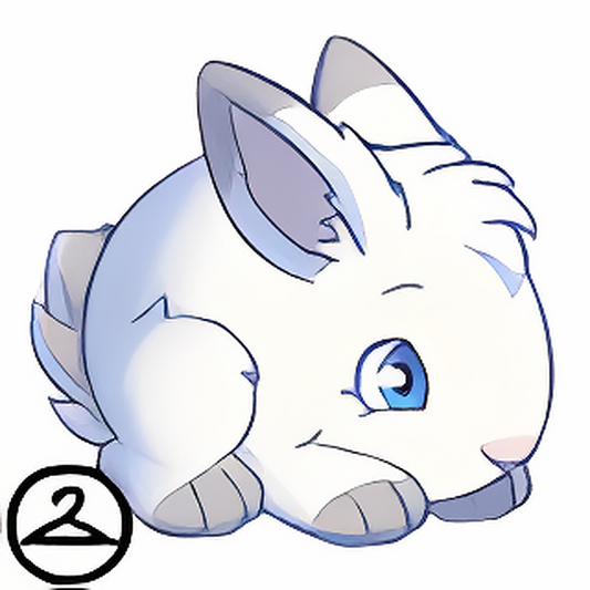 Giant Snowbunny Petpet Wearable
