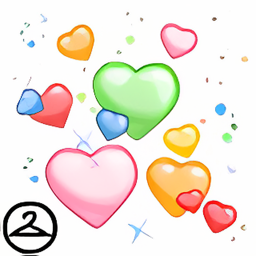 Colourful Hearts