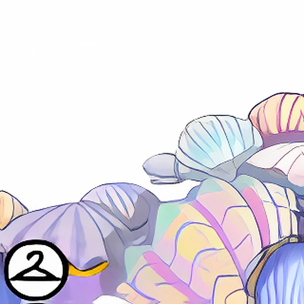 Archies Pastel Rainbow Collectible Shells Foreground