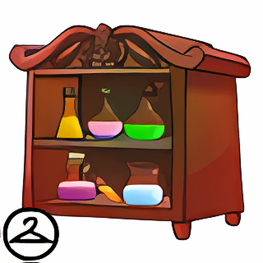 Shelves of Potions Trinket