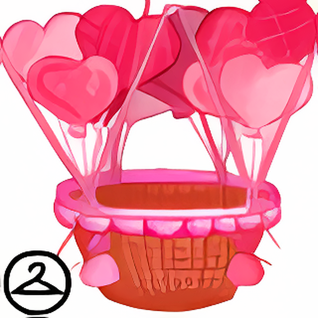 Heart Shaped Hot Air Balloon