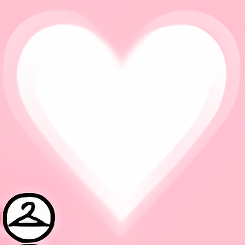 Lovely Pink Heart Frame