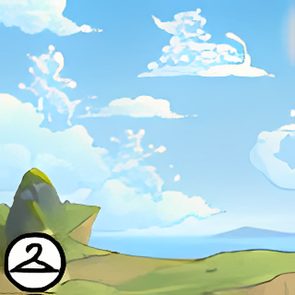 Magical Gallions in the Clouds Background