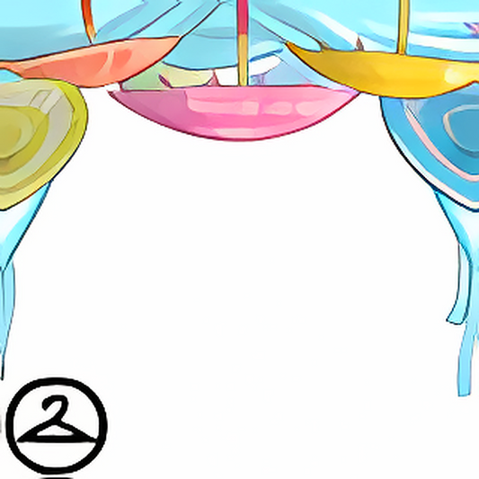 Twirling Umbrella Garland