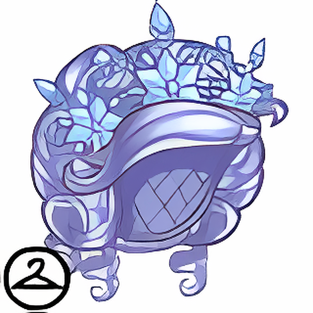 Snow Queen Wig and Crown