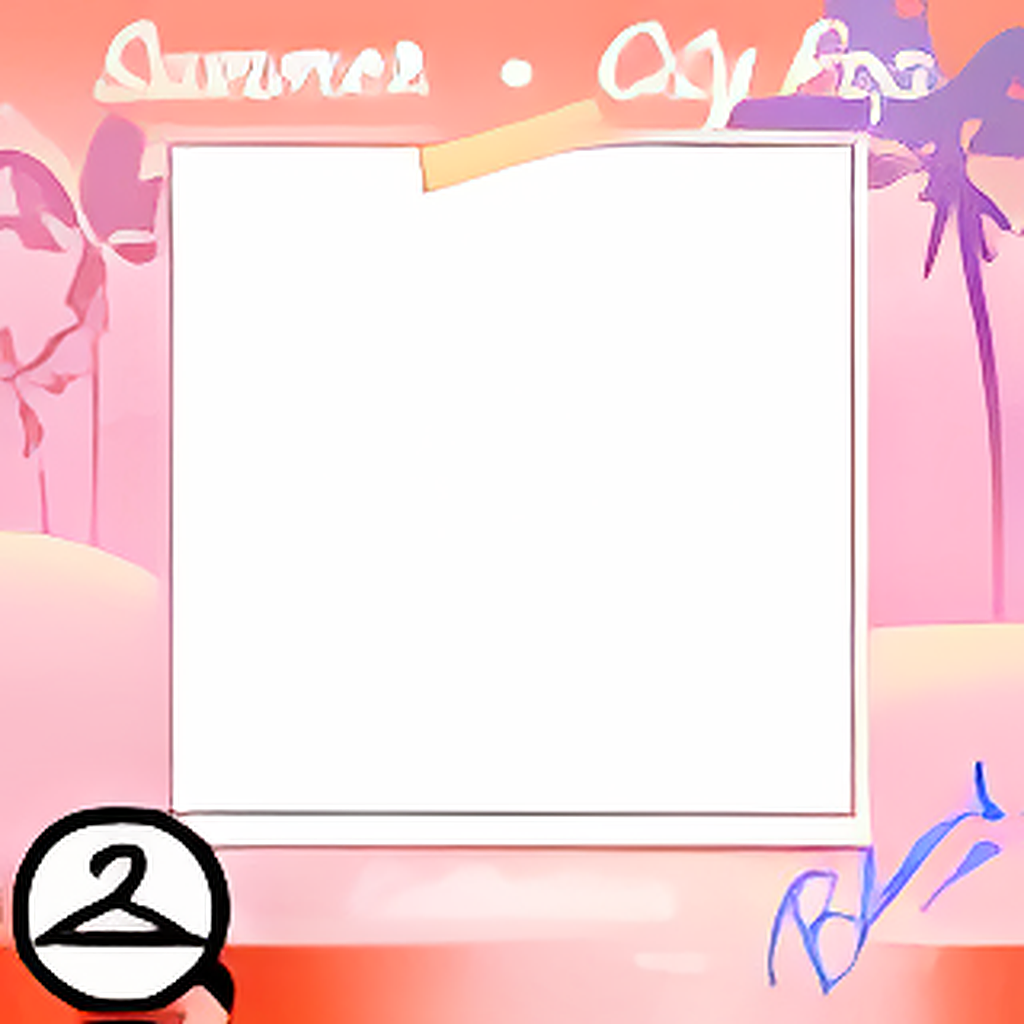 City Pop Album Cover Frame