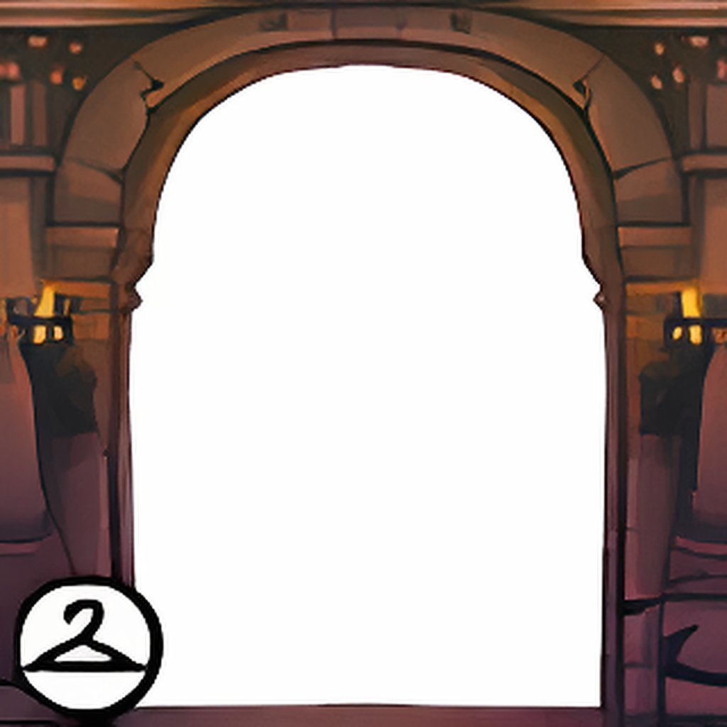 Grand Arch with Flaming Torches